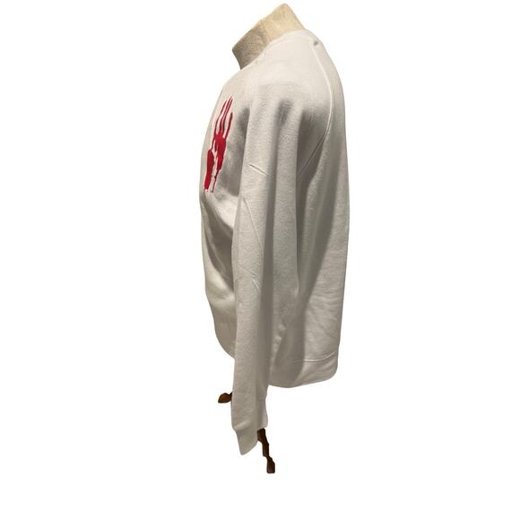 Michael Myers Halloween Sweatshirt XL Glow In Dark Bloody Handprints Horror Tee - Picture 4 of 4